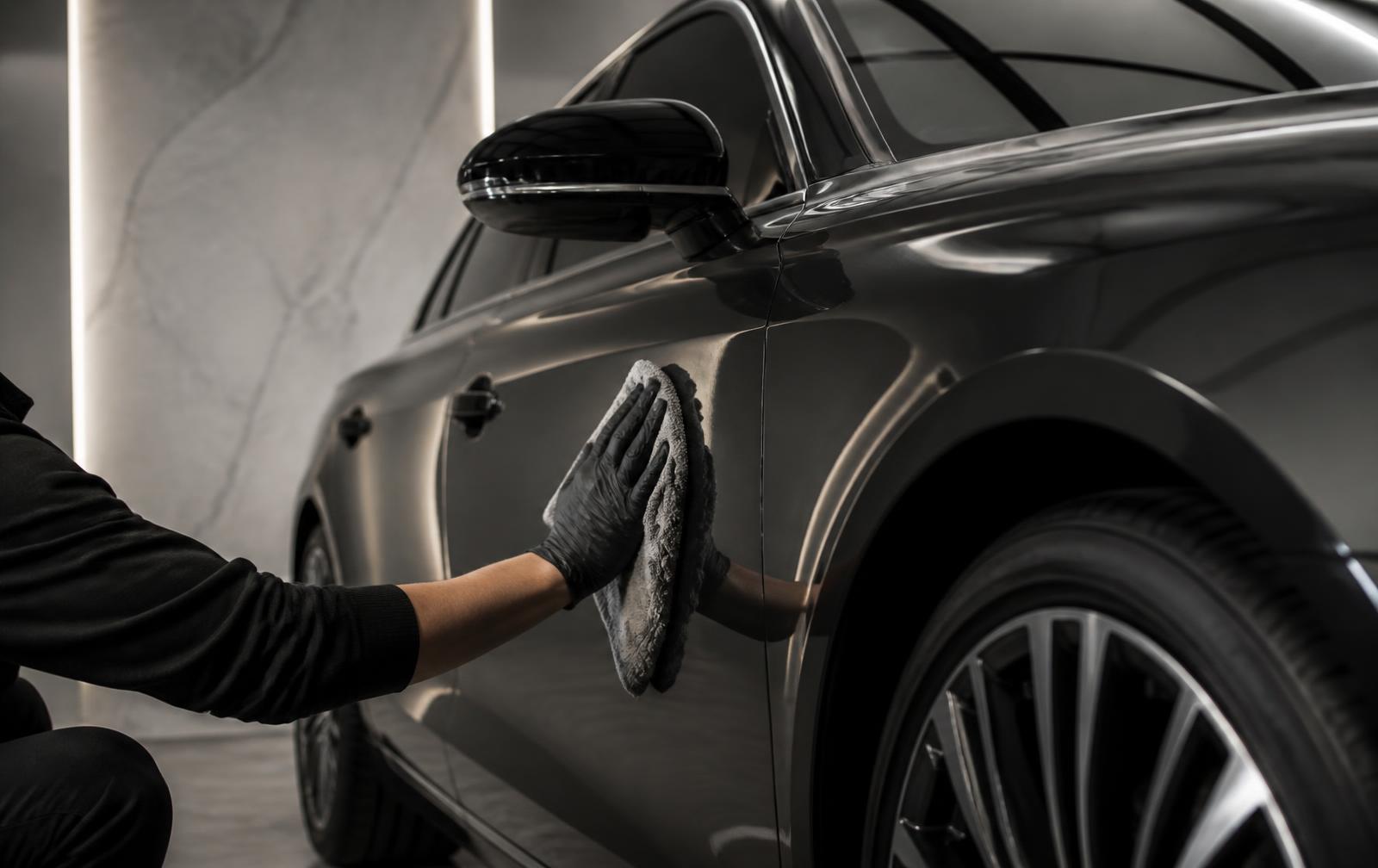 Detailed care of a luxury vehicle